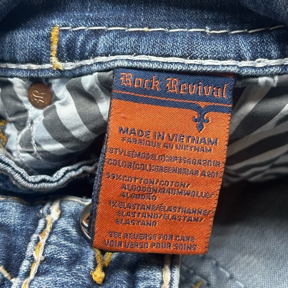 Rock Revival Jeans Men’s size 44x30 Alt Straight - Picture 9 of 11